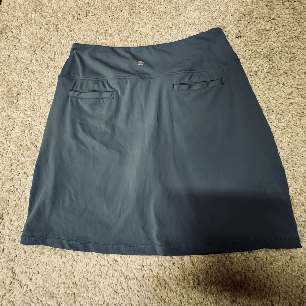 Gradual Womens Athletic Skort Size L Gray Blue Tennis Golf Skirt with Pockets - Picture 3 of 5